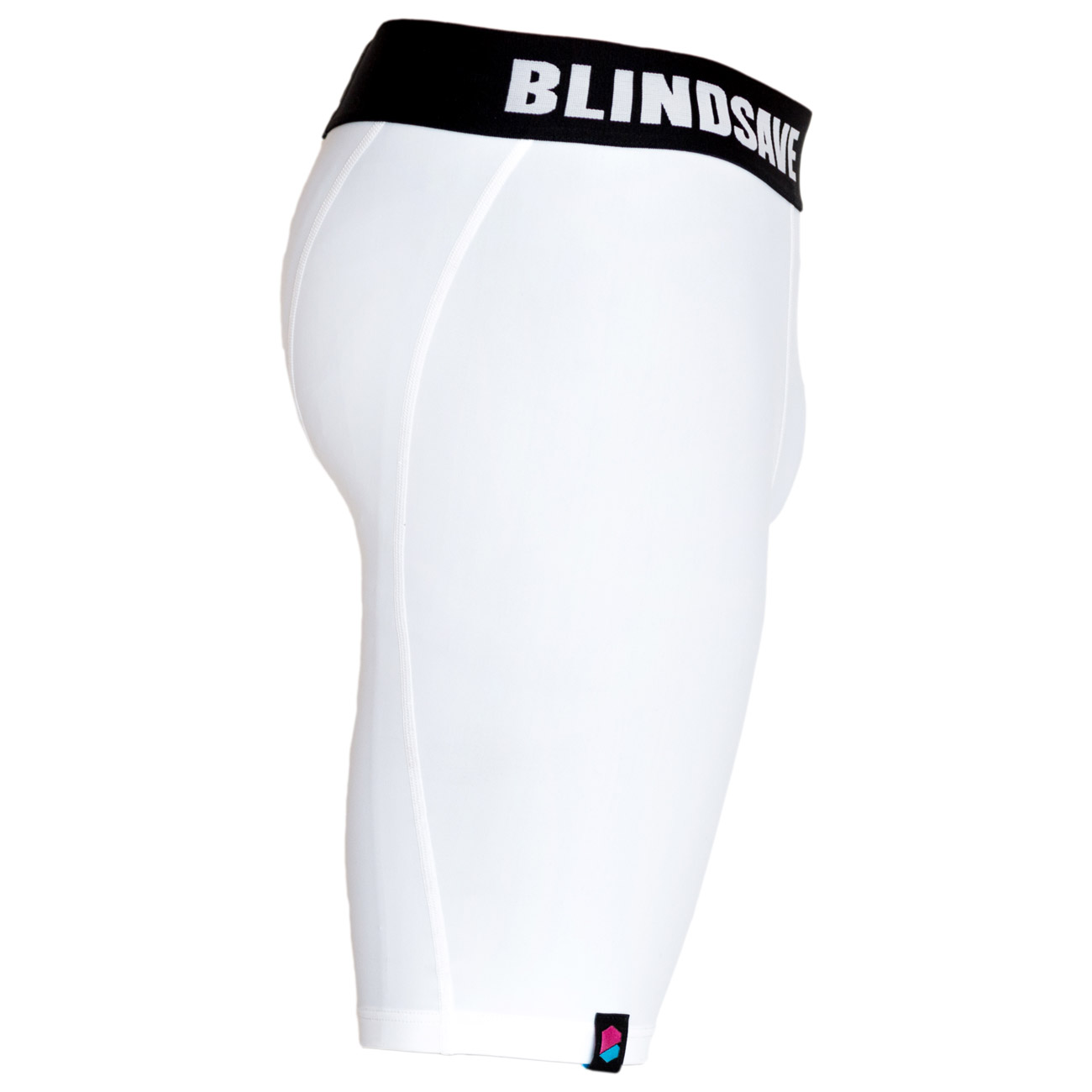 BLINDSAVE Compression Shorts White